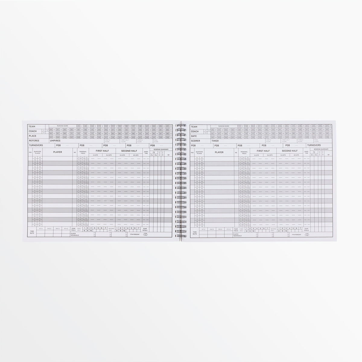 CS Basketball Scorebook Capelli Sport