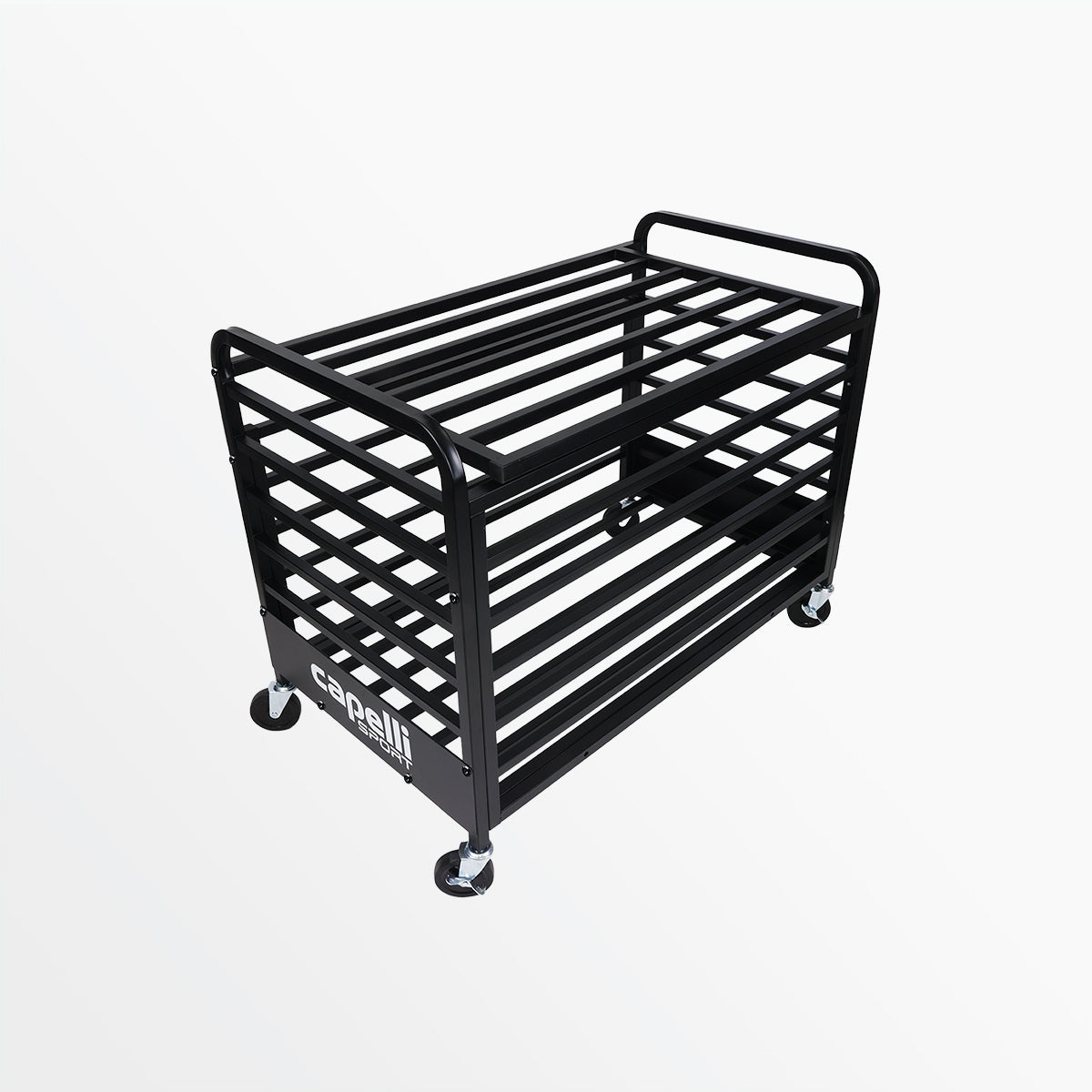 Volleyball Ball Storage Cage With Lid Capelli Sport