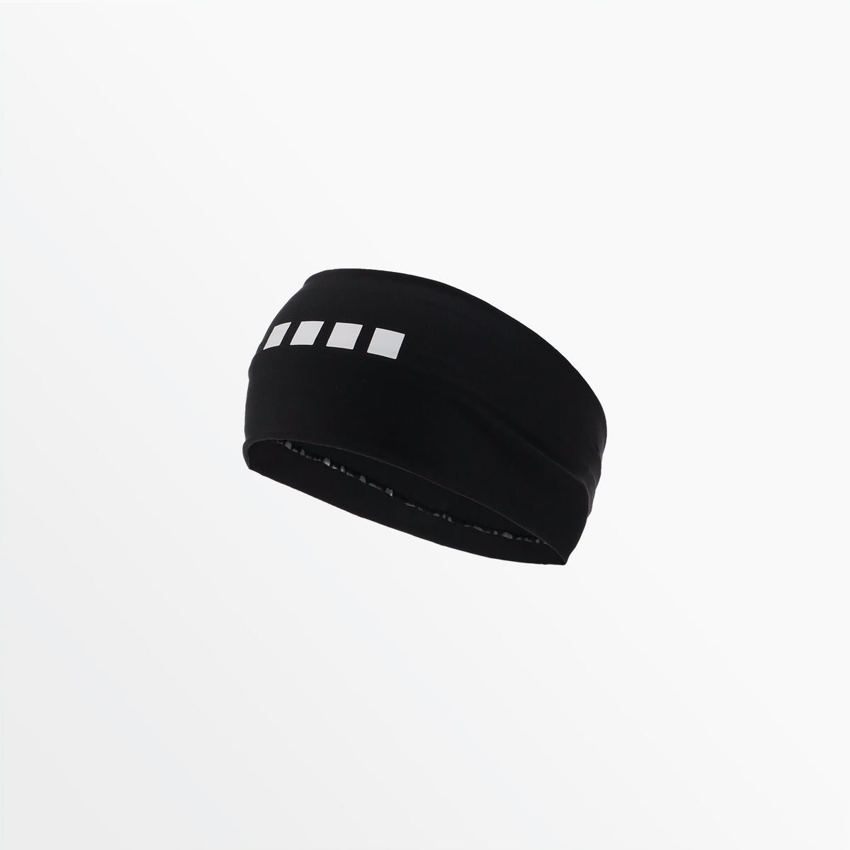 Wide Width Headband With Grip and 4 Cube Logo Capelli Sport Black
