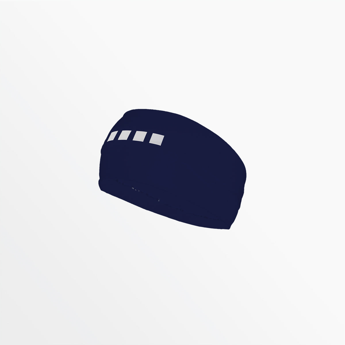 Wide Width Headband With Grip and 4 Cube Logo Capelli Sport Navy