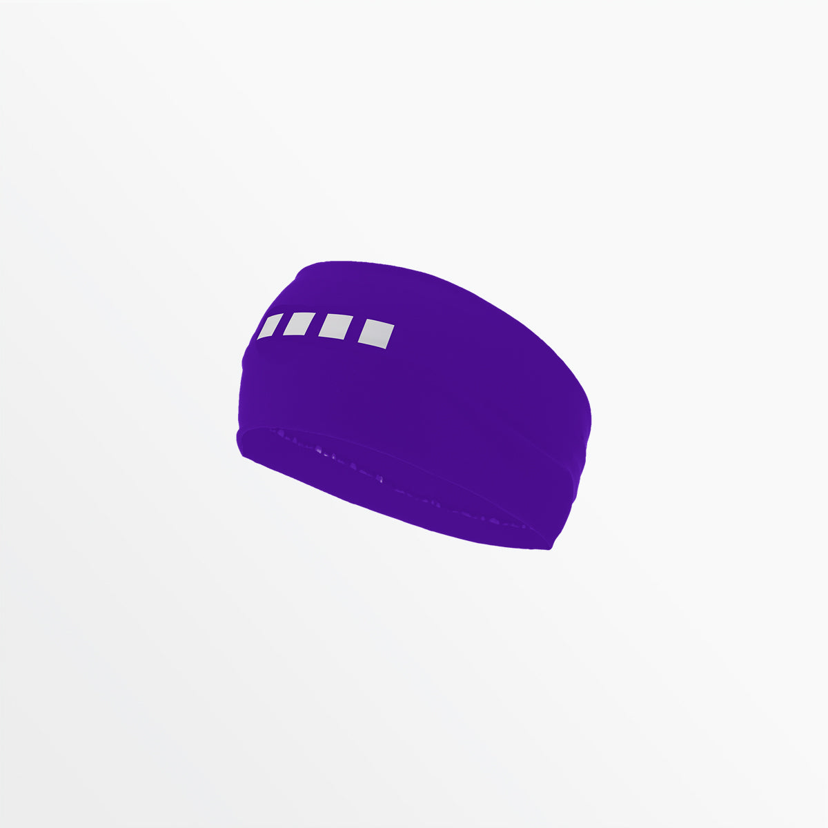 Wide Width Headband With Grip and 4 Cube Logo Capelli Sport Purple