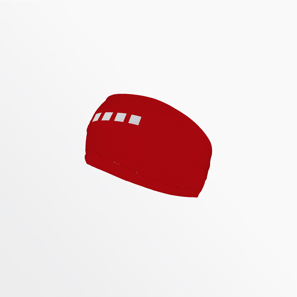 Wide Width Headband With Grip and 4 Cube Logo Capelli Sport Red