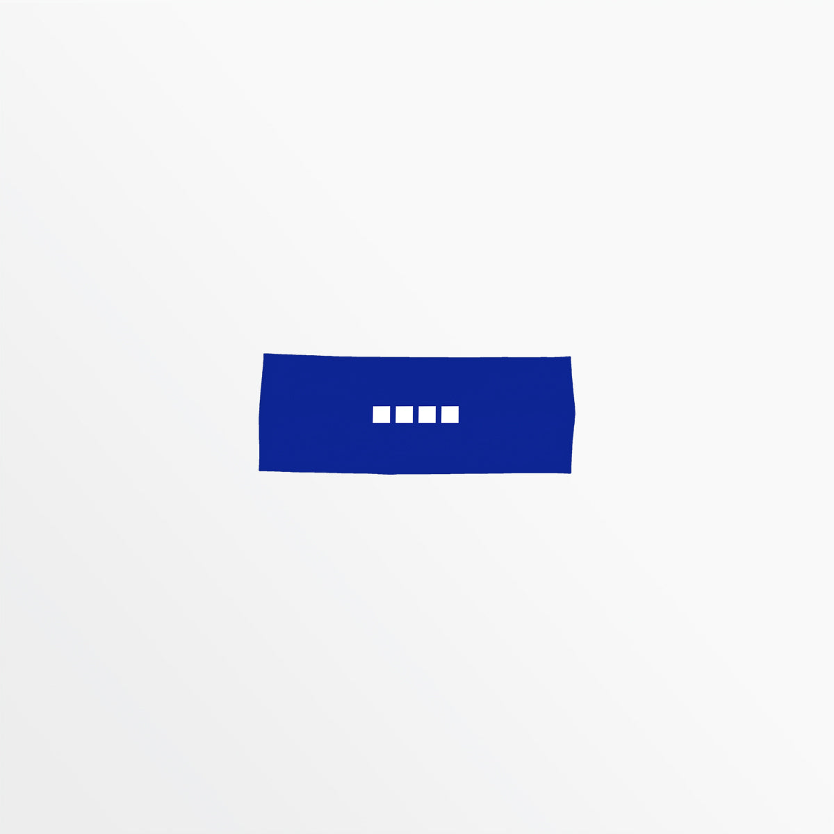 WIDE WIDTH HEADBAND WITH GRIP AND 4 CUBE LOGO Capelli Sport Royal Blue