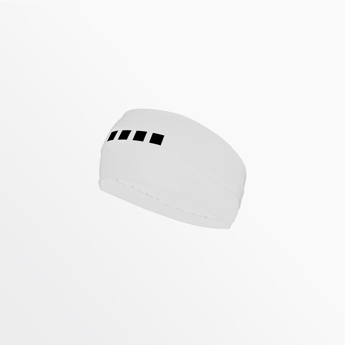 Wide Width Headband With Grip and 4 Cube Logo