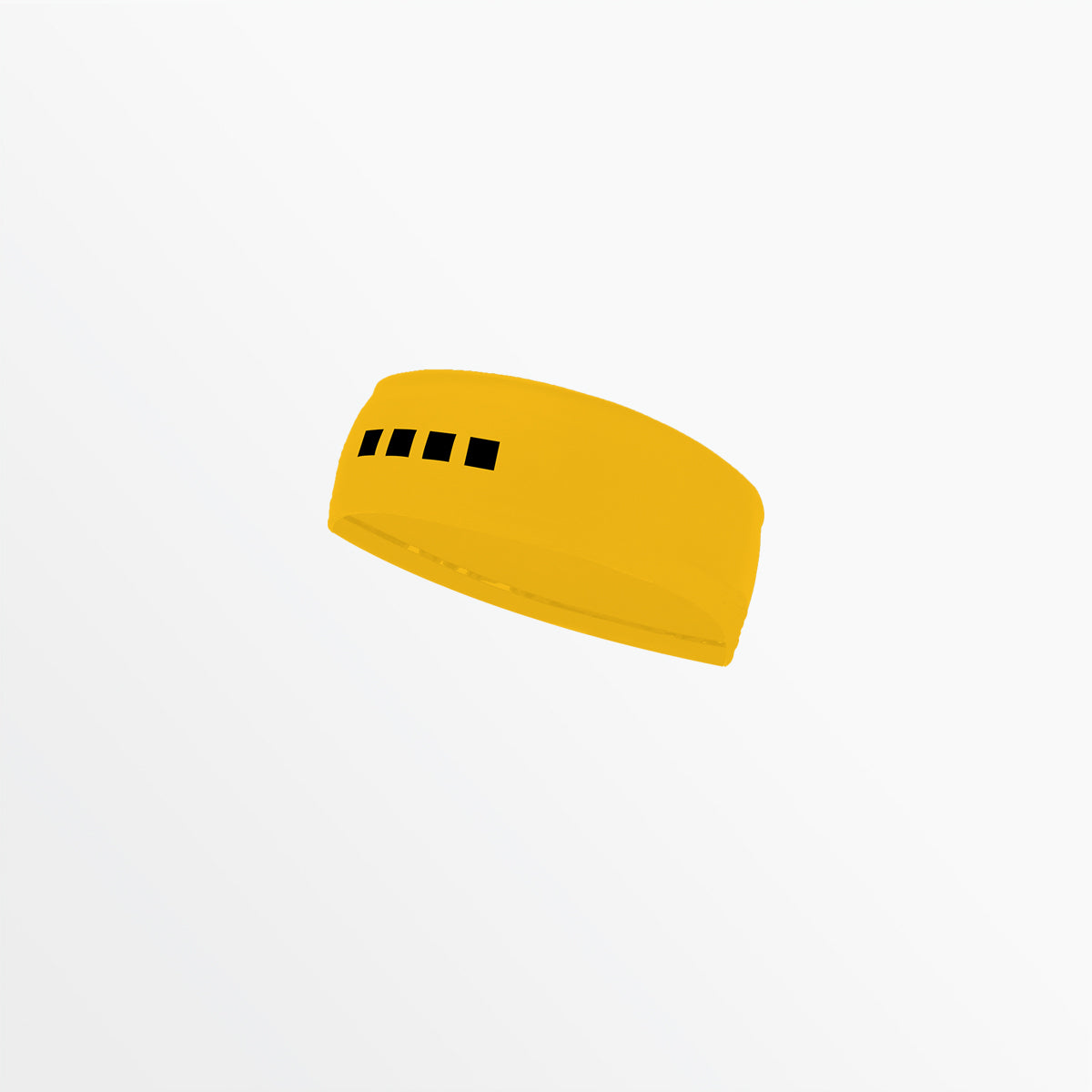 Regular Width Headband With Grip and 4 Cube Logo Capelli Sport Athletic Gold