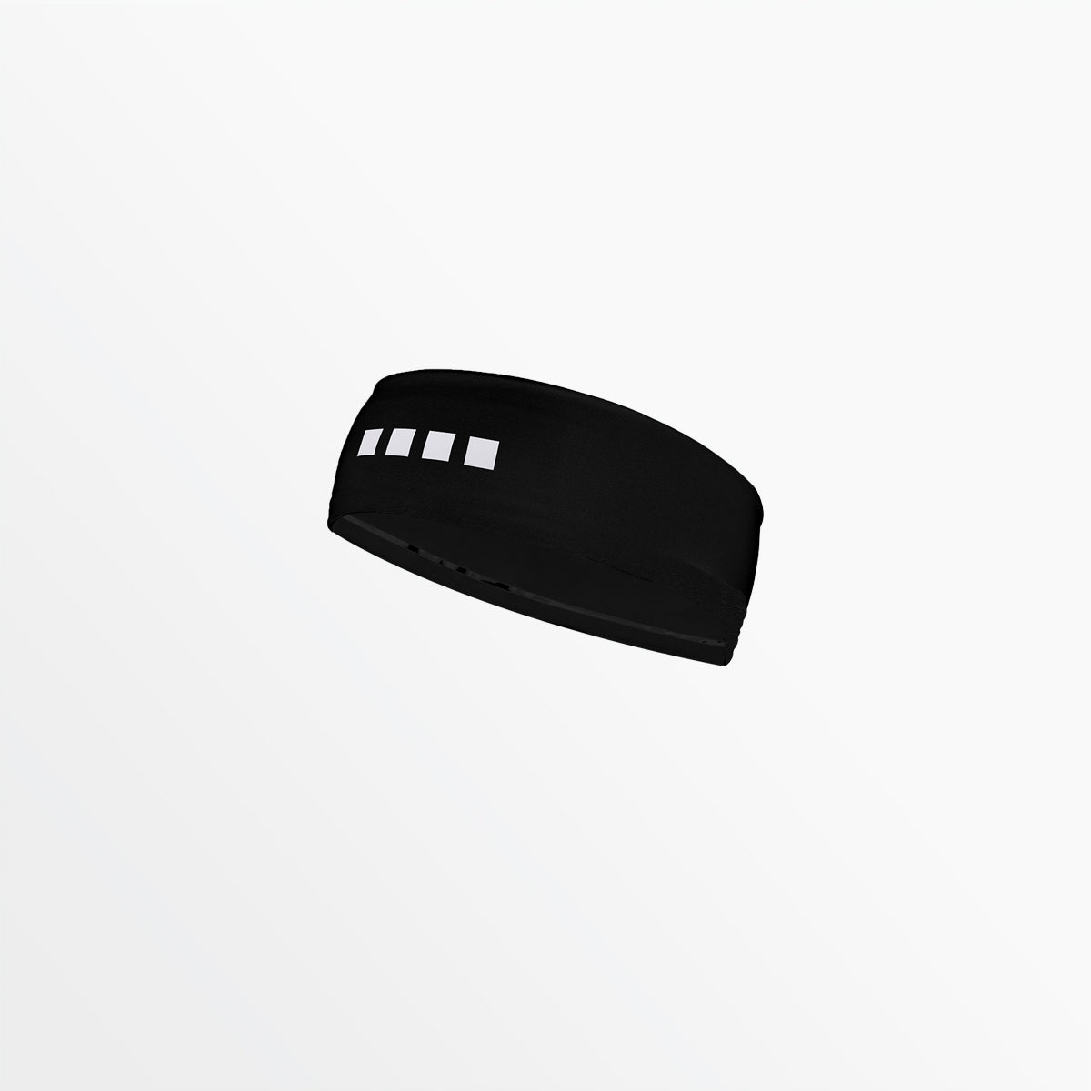 Regular Width Headband With Grip and 4 Cube Logo Capelli Sport Black