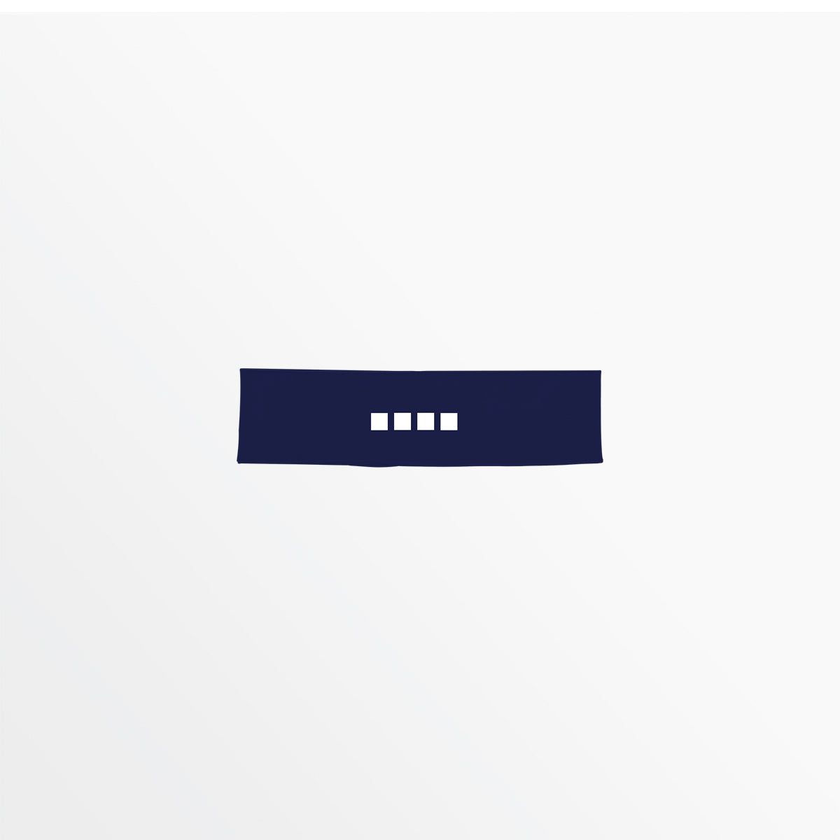 REGULAR WIDTH HEADBAND WITH GRIP AND 4 CUBE LOGO Capelli Sport Navy