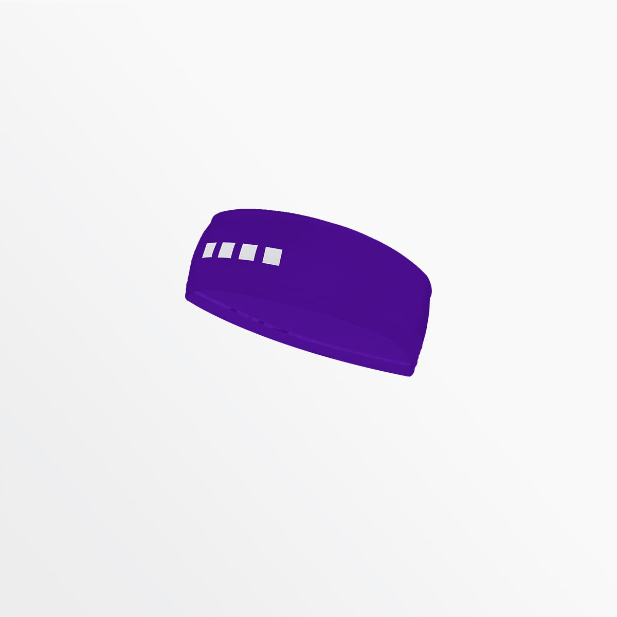 Regular Width Headband With Grip and 4 Cube Logo Capelli Sport Purple