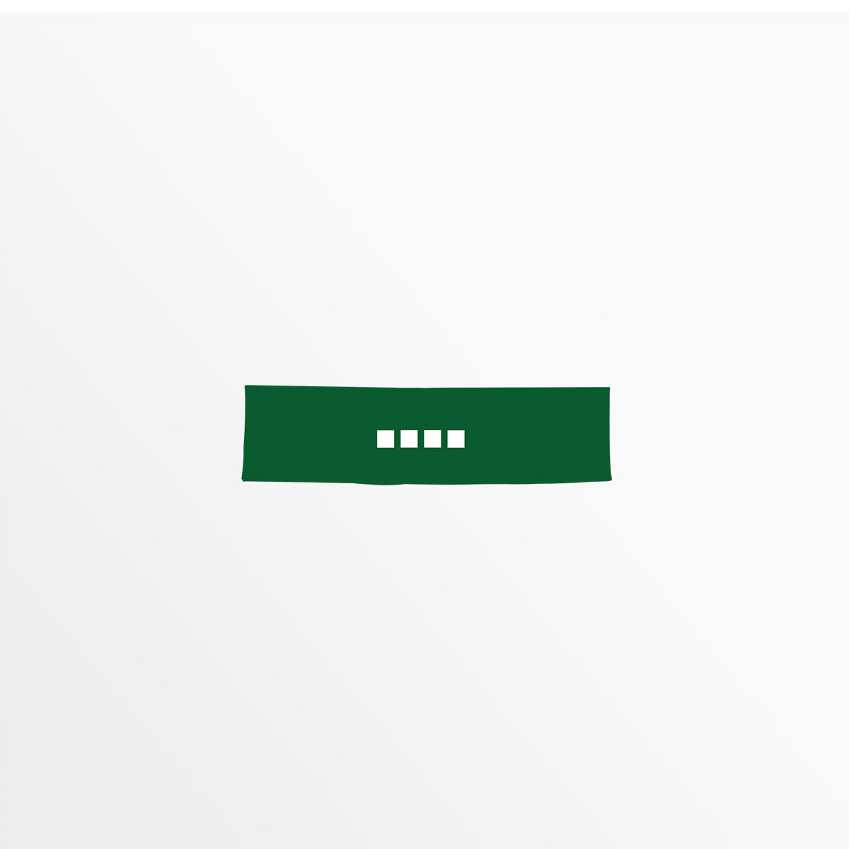 REGULAR WIDTH HEADBAND WITH GRIP AND 4 CUBE LOGO Capelli Sport Team Green