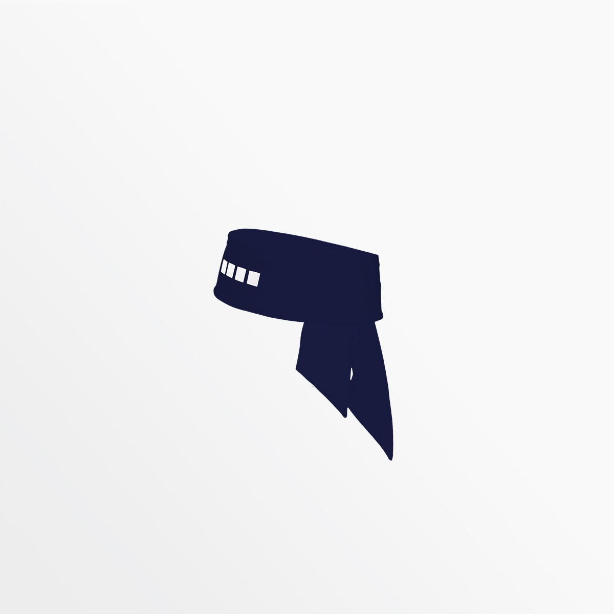 Regular Width Head Tie With Four Cubes Capelli Sport Navy