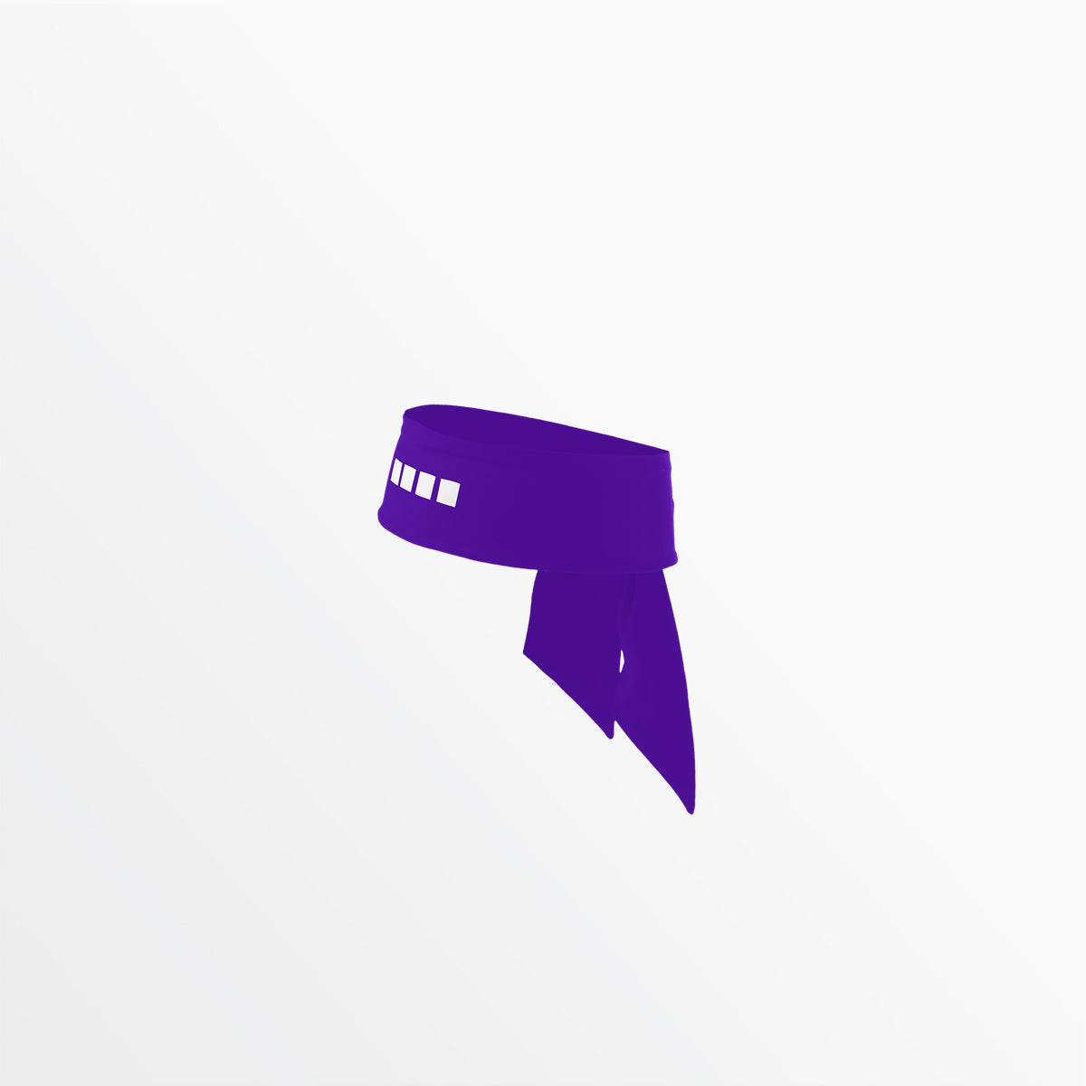Regular Width Head Tie With Four Cubes Capelli Sport Purple