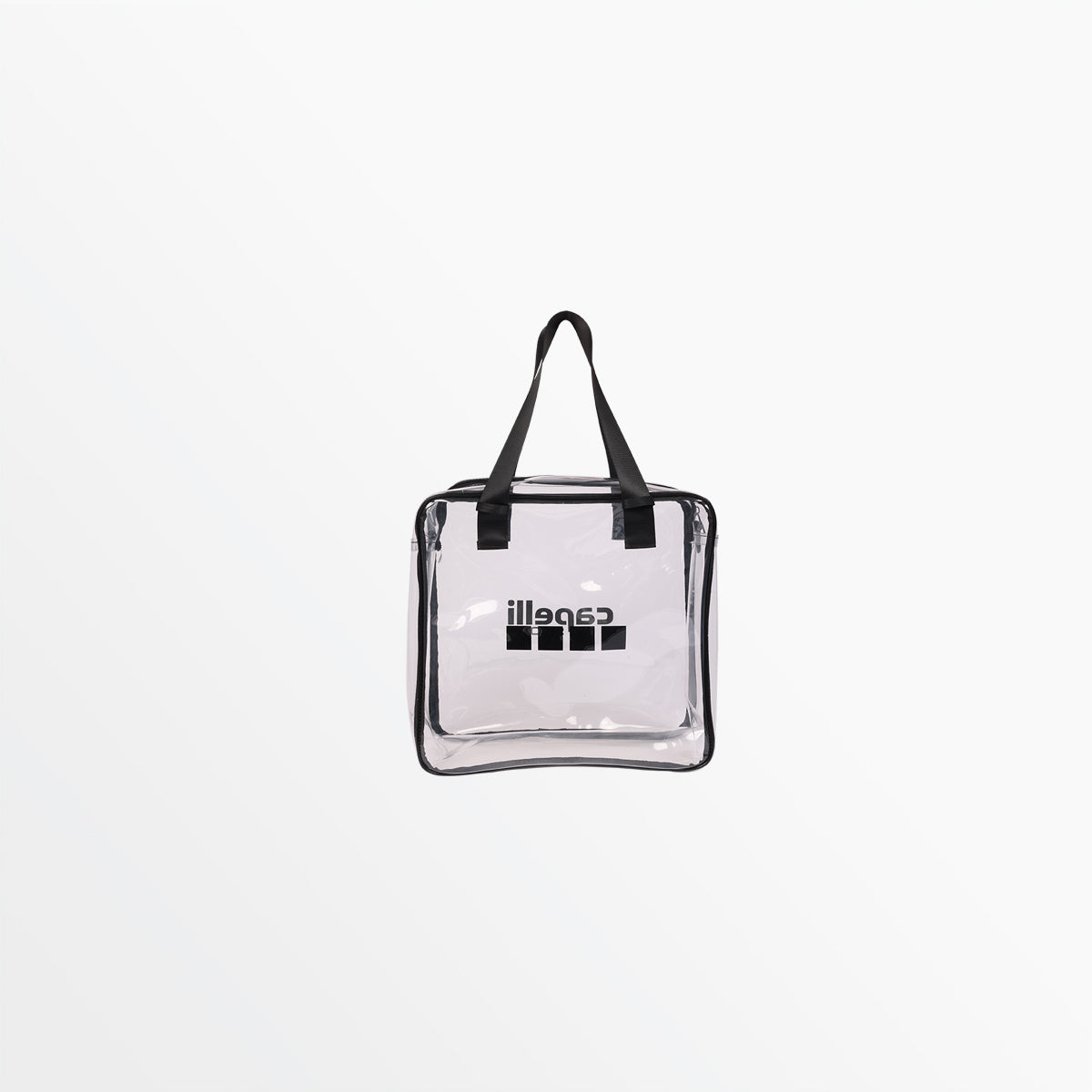 Clear Square Zippered Tote Capelli Sport