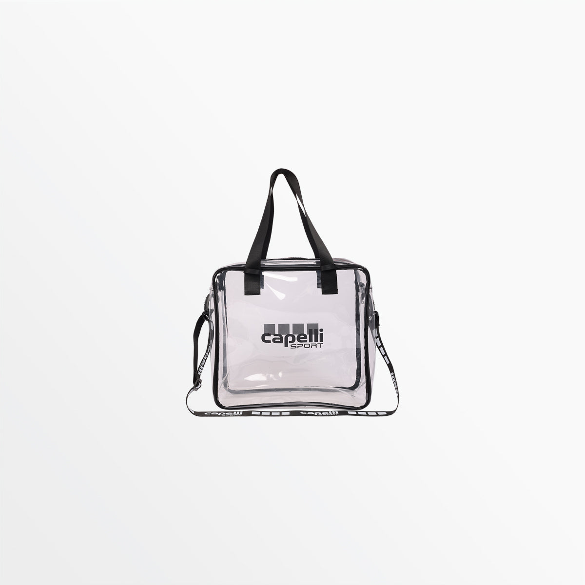 Clear Square Zippered Tote Capelli Sport