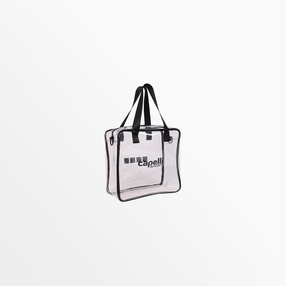 Clear Square Zippered Tote Capelli Sport