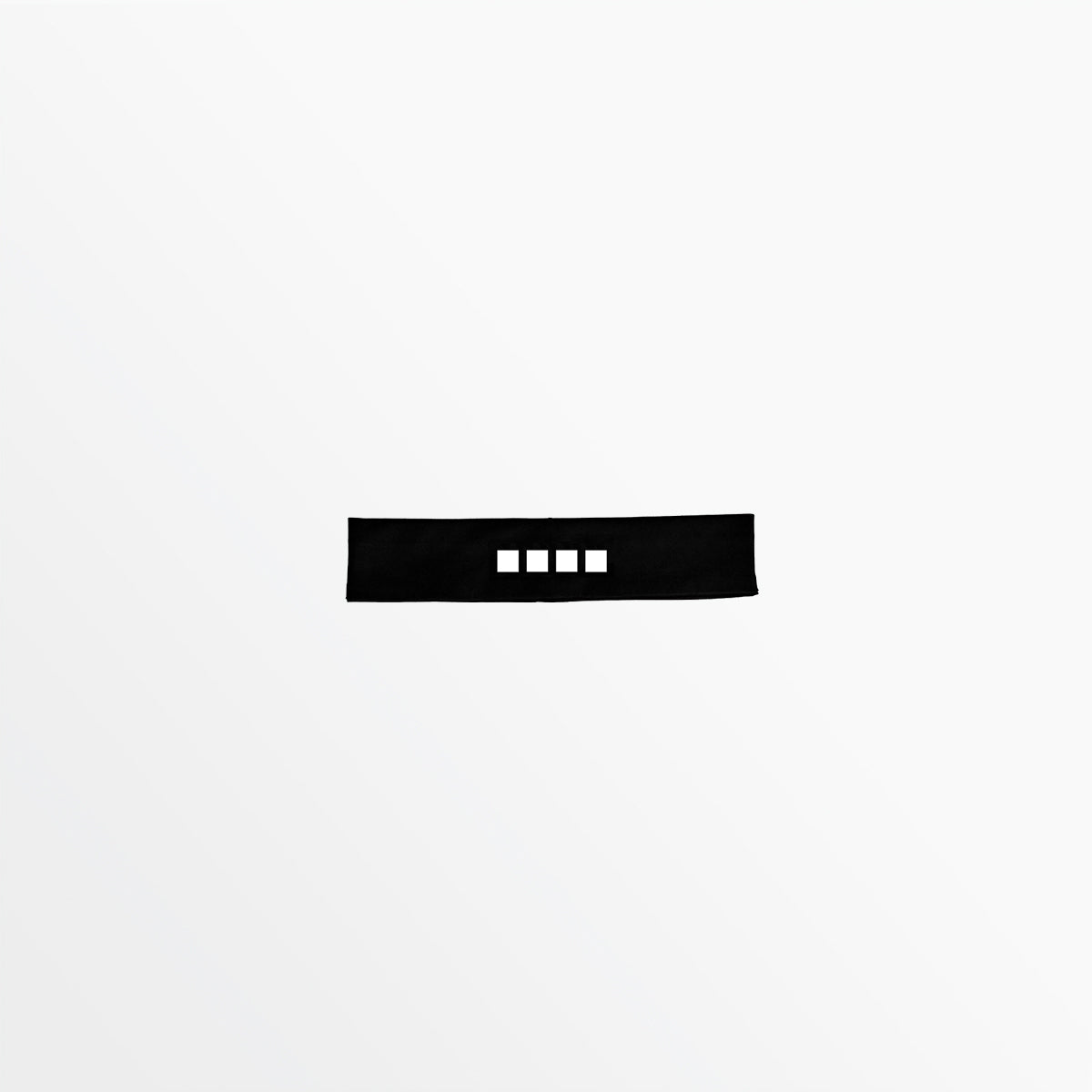 Narrow Regular Width Headband With Grip and 4 Cube Logo Capelli Sport