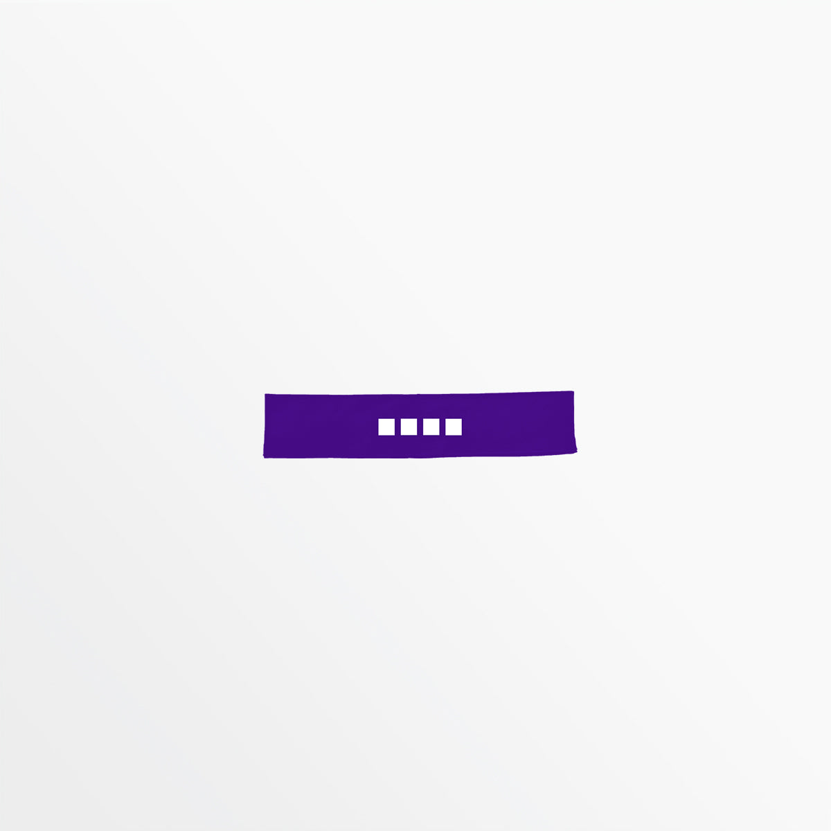 NARROW REGULAR WIDTH HEADBAND WITH GRIP AND 4 CUBE LOGO Capelli Sport Purple