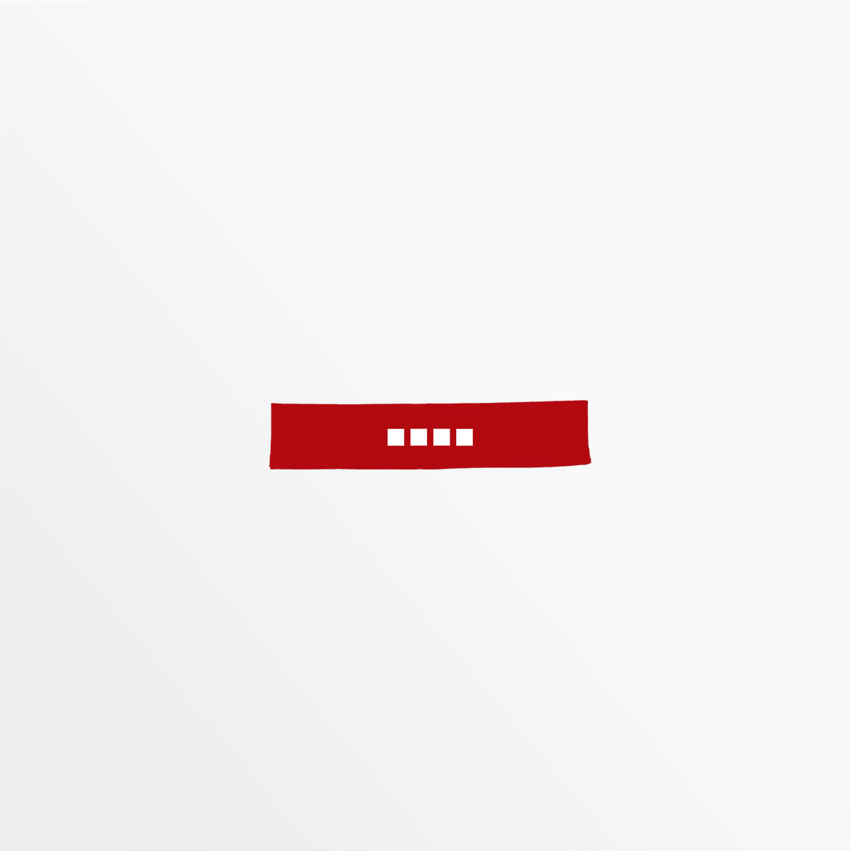 NARROW REGULAR WIDTH HEADBAND WITH GRIP AND 4 CUBE LOGO Capelli Sport Red