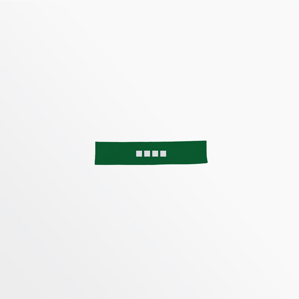 Narrow Regular Width Headband With Grip and 4 Cube Logo Capelli Sport