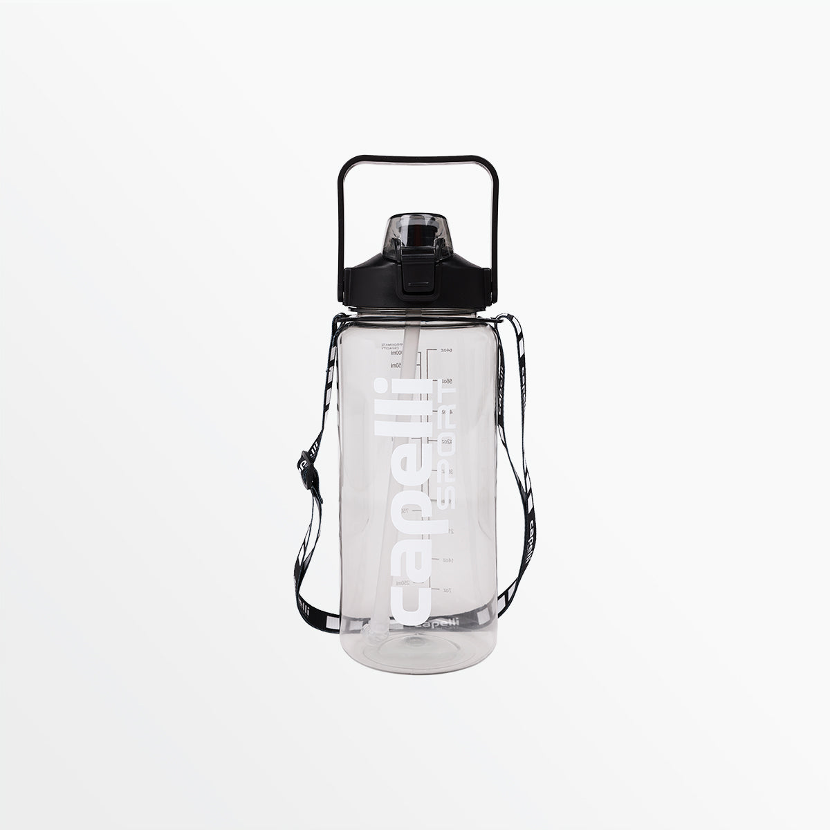 70 Oz Plastic Water Jug With Straw Cover Top Capelli Sport