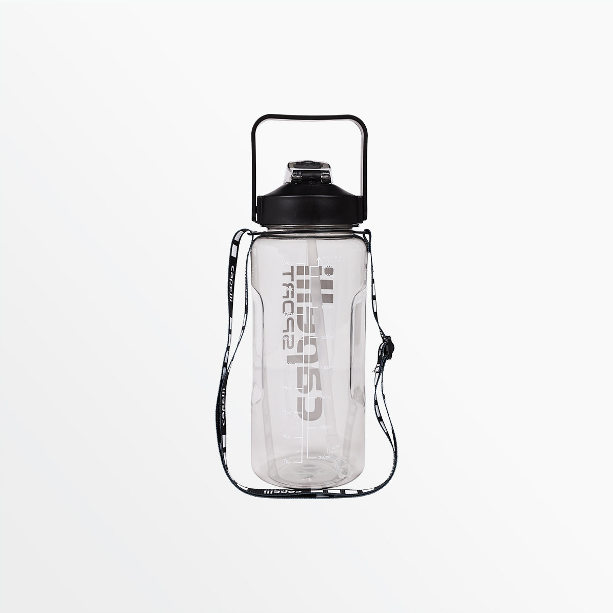70 Oz Plastic Water Jug With Straw Cover Top Capelli Sport