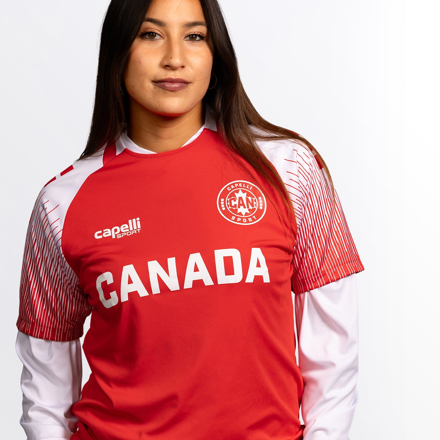 Capelli Sport Canada Home Met Lines Soccer Jersey Capelli Sport