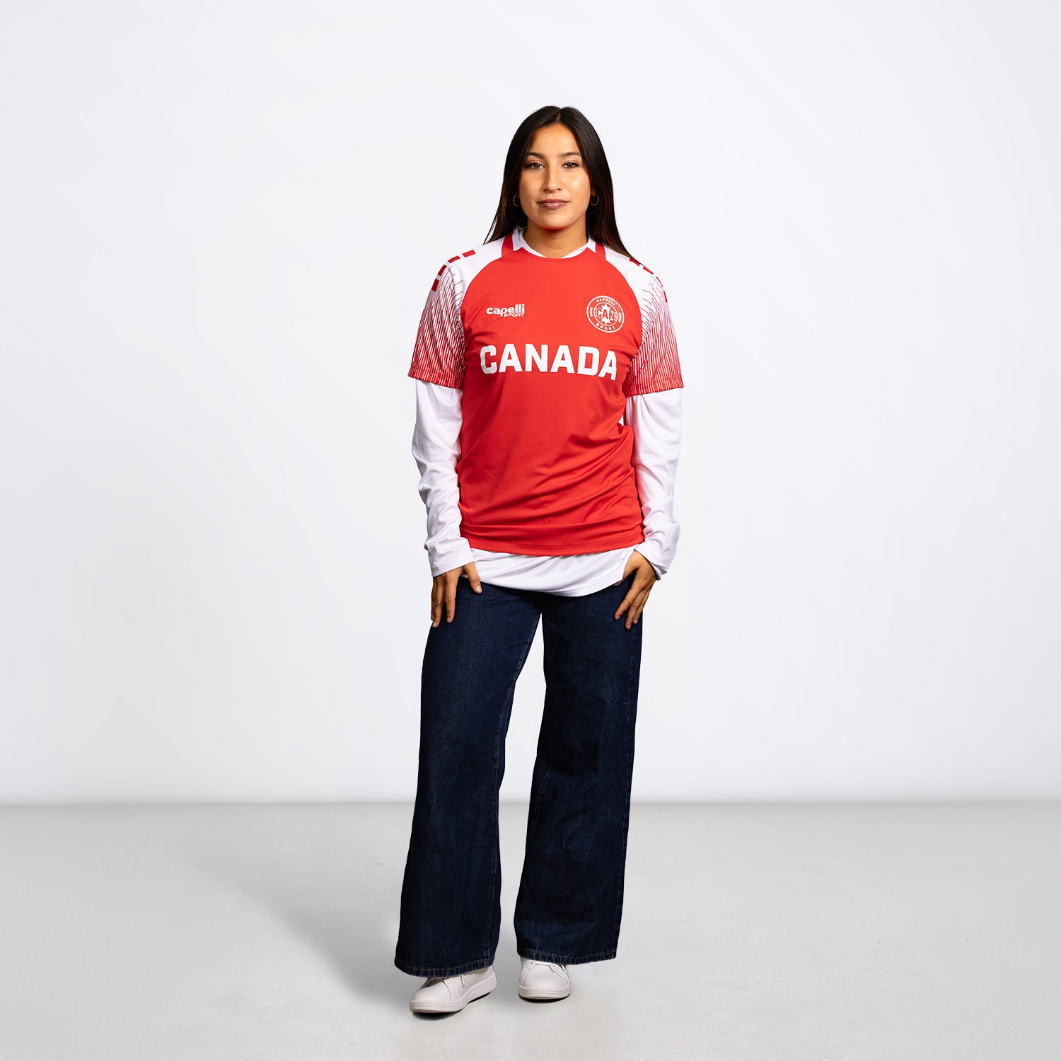 Capelli Sport Canada Home Met Lines Soccer Jersey Capelli Sport