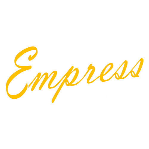 The word 'Empress' written in a flowing yellow cursive script on a solid white background.