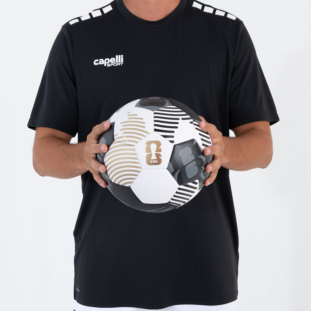 Capelli Sport FIFA World Cup Qatar 2022 Tournament Soccer Ball Souvenir Dis Capelli Sport FIFA World Cup Qatar 2022 Core Soccer Ball