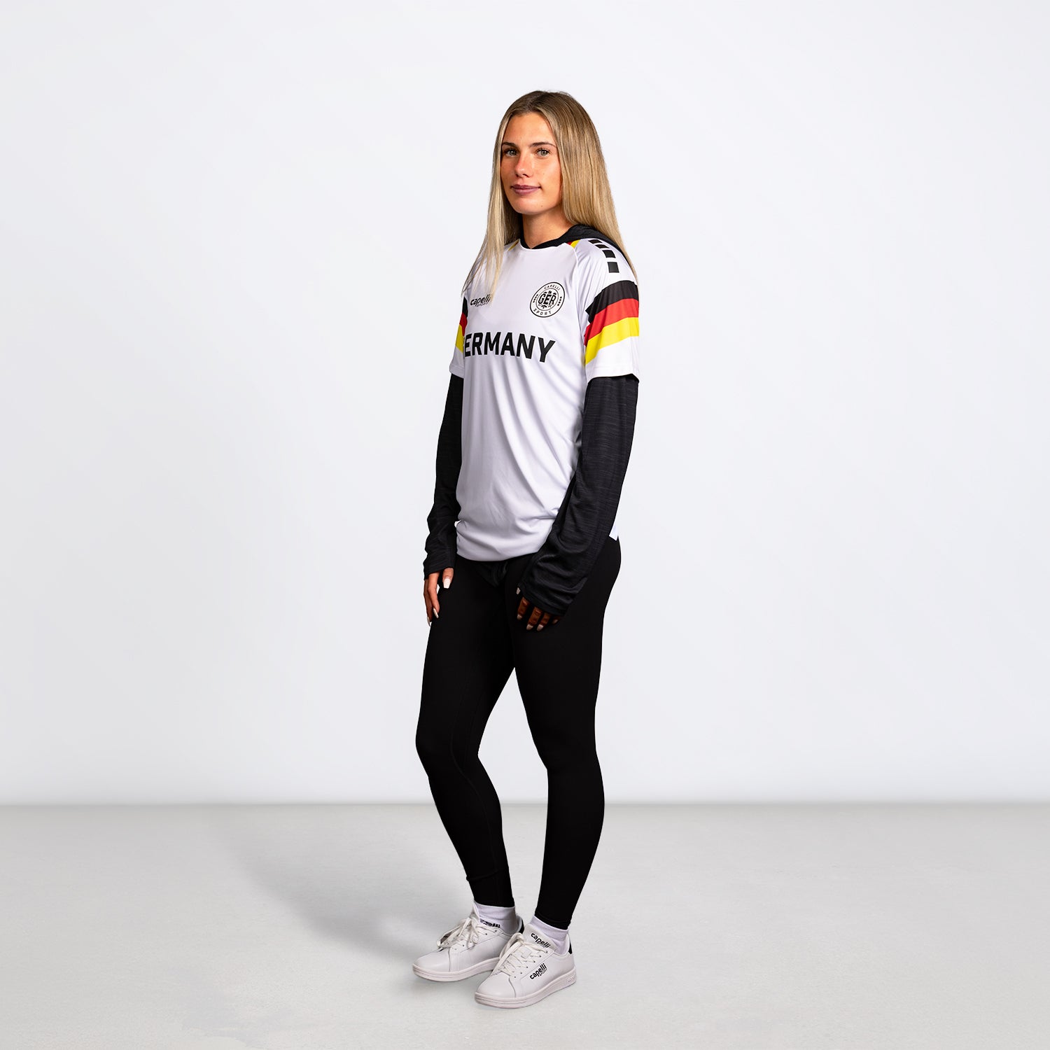 Capelli Sport Germany Home Met Lines Soccer Jersey Capelli Sport