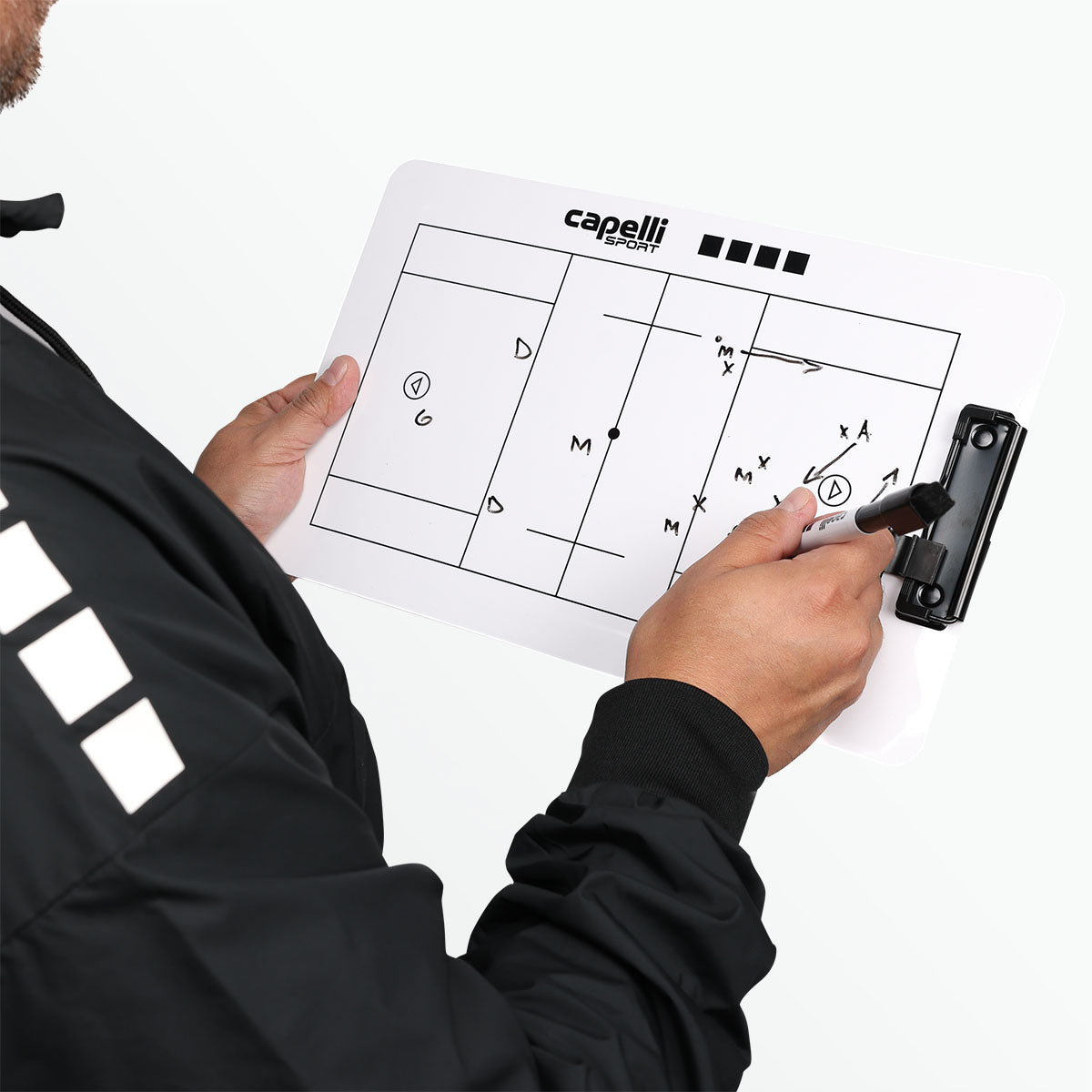 Men's Lacrosse Dry Erase Clipboard Capelli Sport