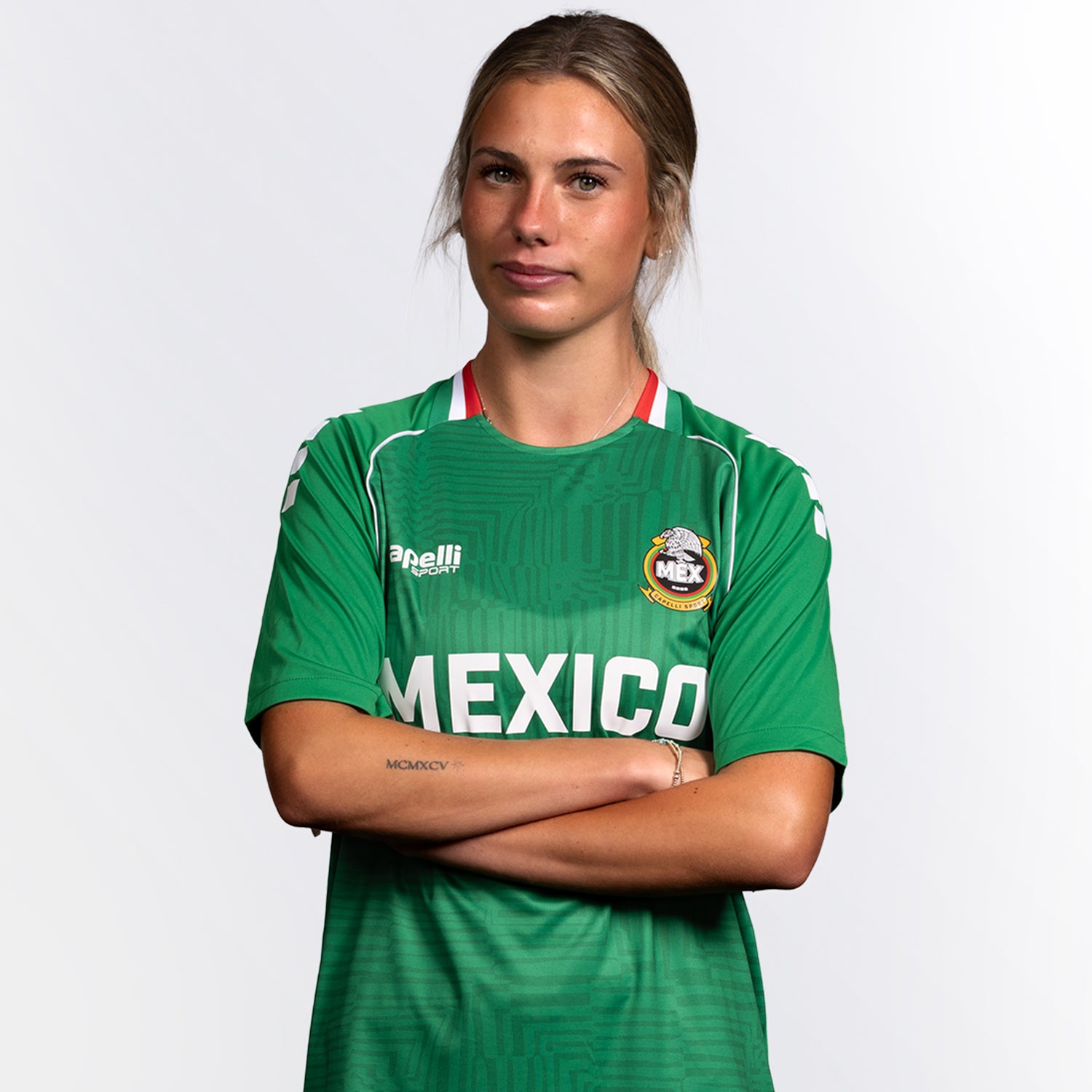 Capelli Sport Mexico Home Met Lines Soccer Jersey Capelli Sport S