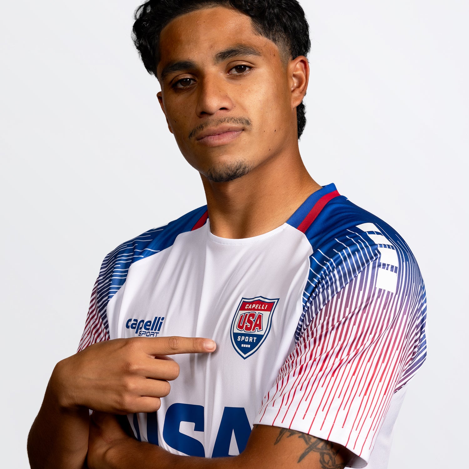 Capelli Sport USA Home Met Lines Soccer Jersey Capelli Sport