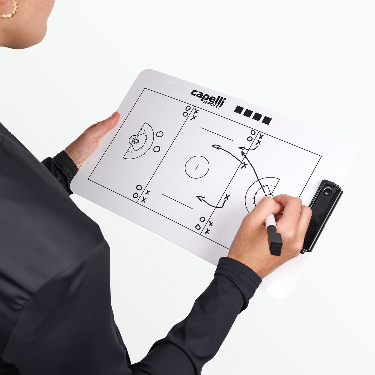 Women's Lacrosse Dry Erase Clipboard Capelli Sport