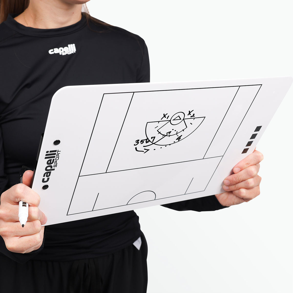 Women's Lacrosse Dry Erase Clipboard Capelli Sport