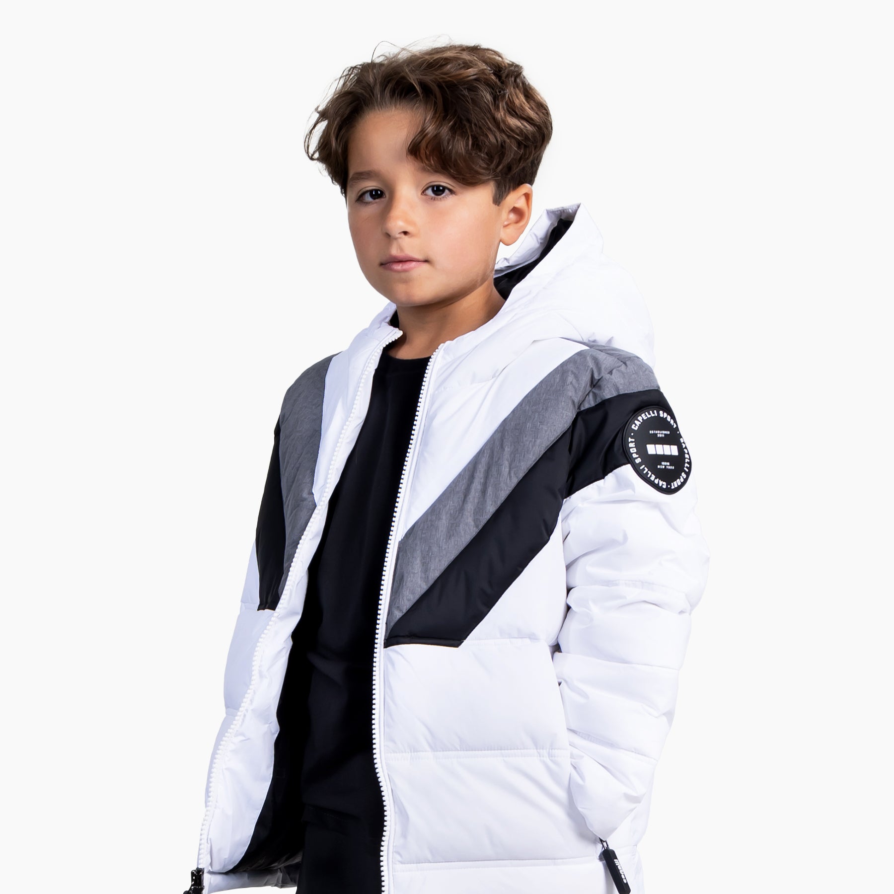 Youth Color Blocked Winter Jacket Capelli Sport S
