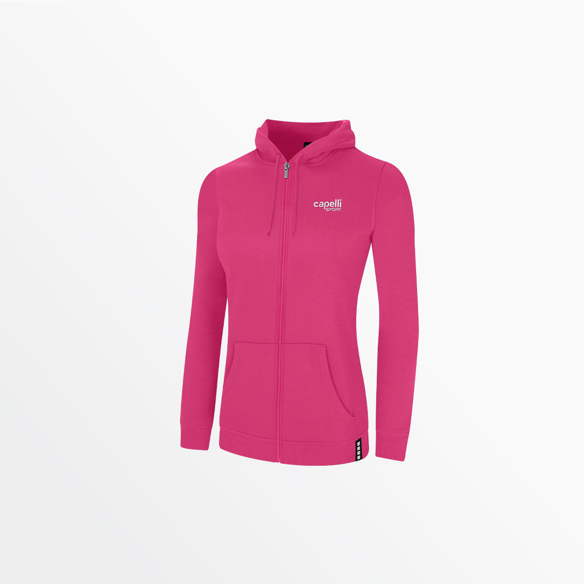 Women’s Basics Fleece Zip Up Hoodie Capelli Sport XS