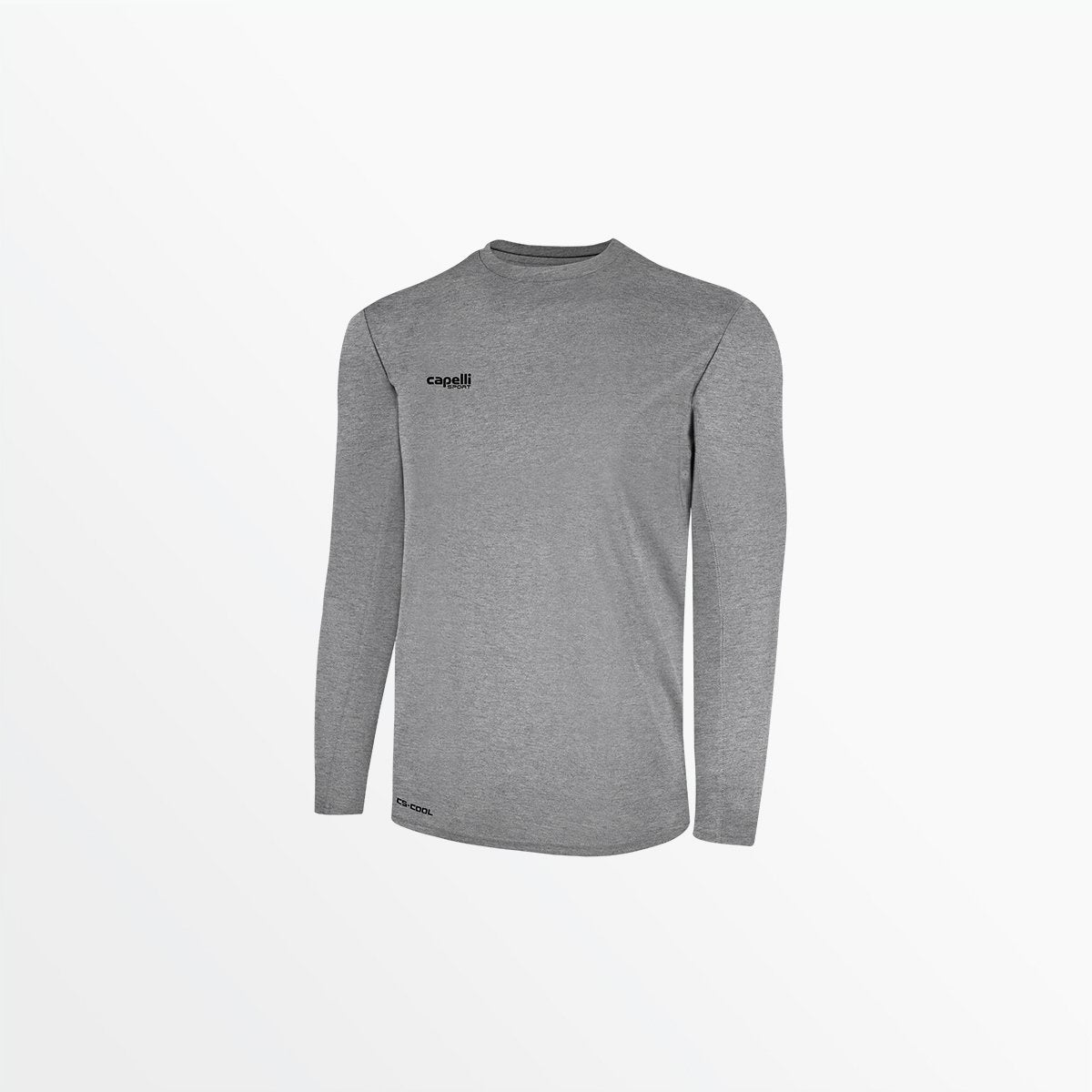 Youth Basics I Long Sleeve Training Top Capelli Sport XXS Light Heather Grey