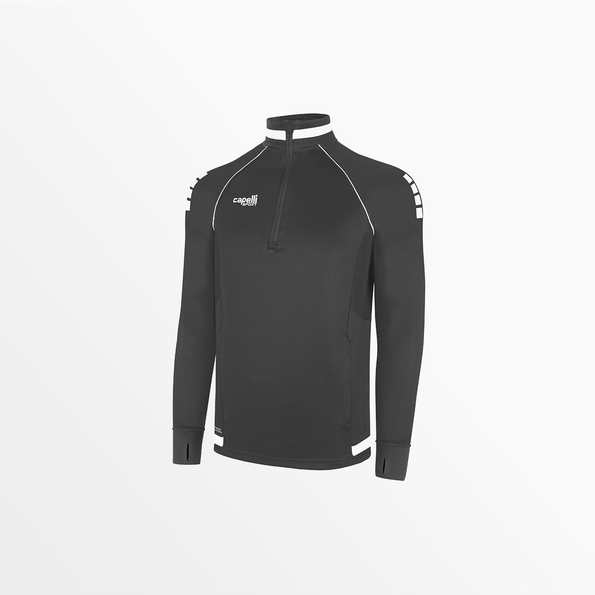 Youth Uptown 1/4 Zip Training Top Capelli Sport XXS Dark Grey