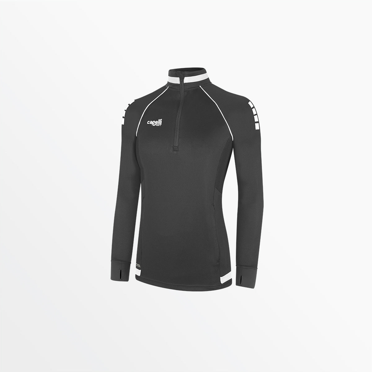 Women's Uptown 1/4 Zip Training Top Capelli Sport XS Dark Grey