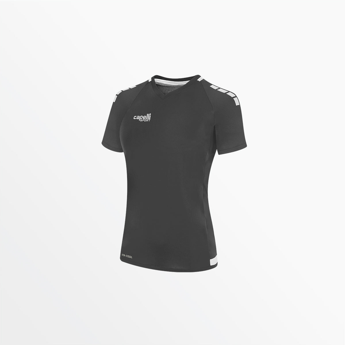 Women's Uptown V-Neck Training Top Capelli Sport M Dark Grey