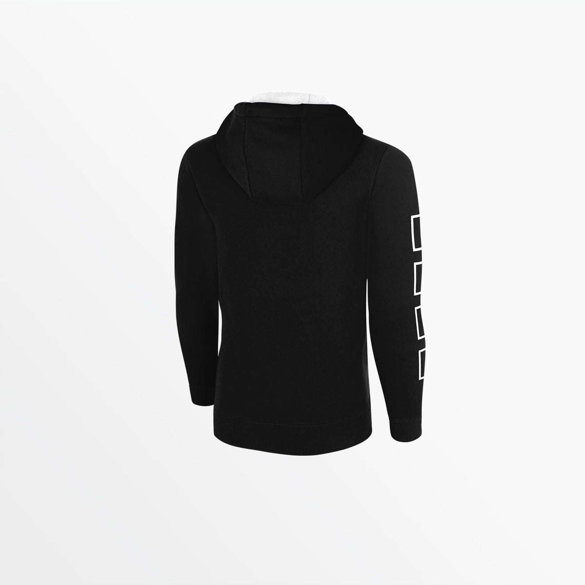 Men's Fleece Hoodie With Logo and 4 Cube Sleeves Capelli Sport