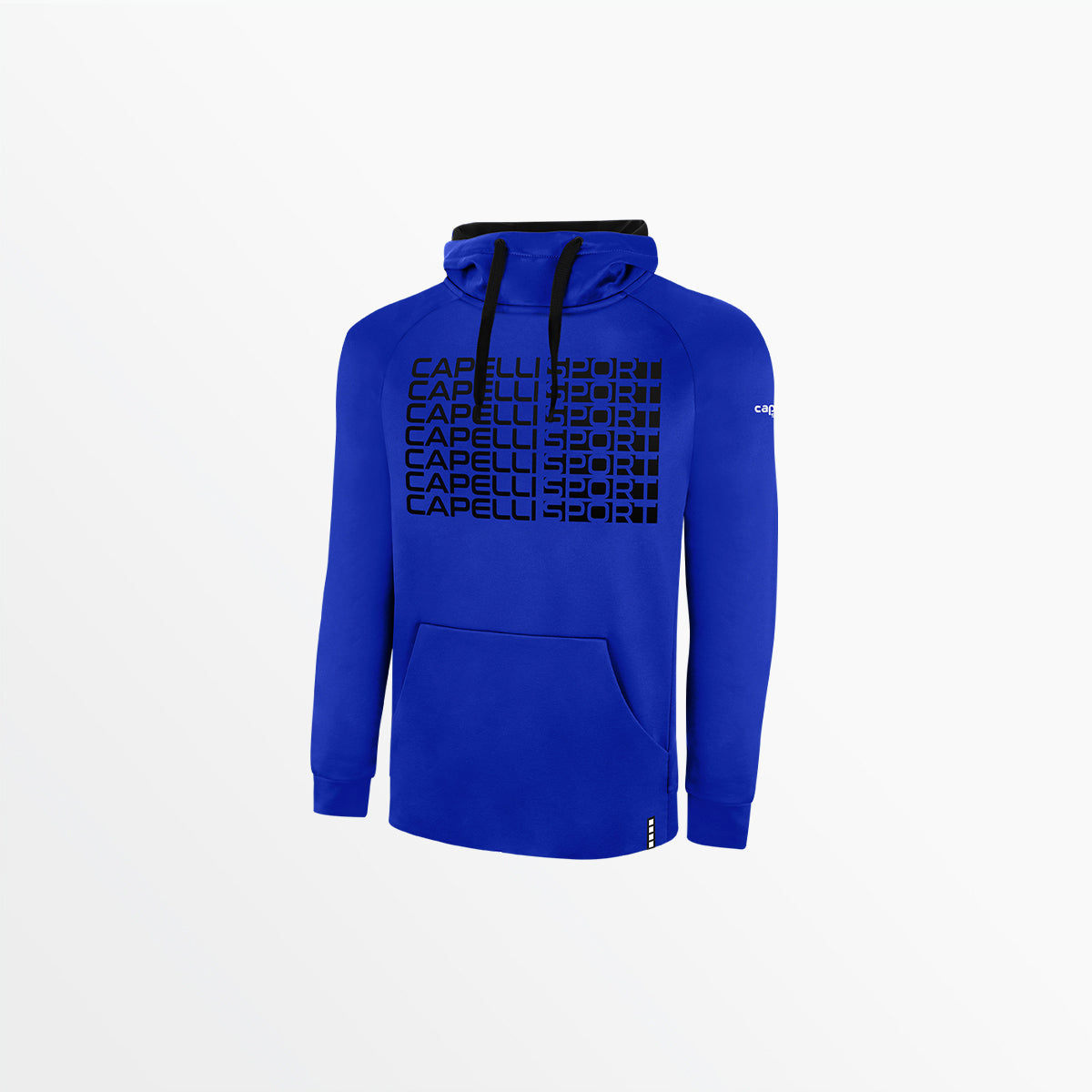 Youth Therma Fleece Pullover Hoodie W/ Front Repeating Logo Capelli Sport M Royal Blue