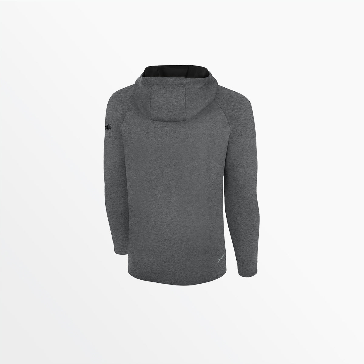 Men's Therma Fleece Pullover Hoodie With Front Repeating Logo Capelli Sport