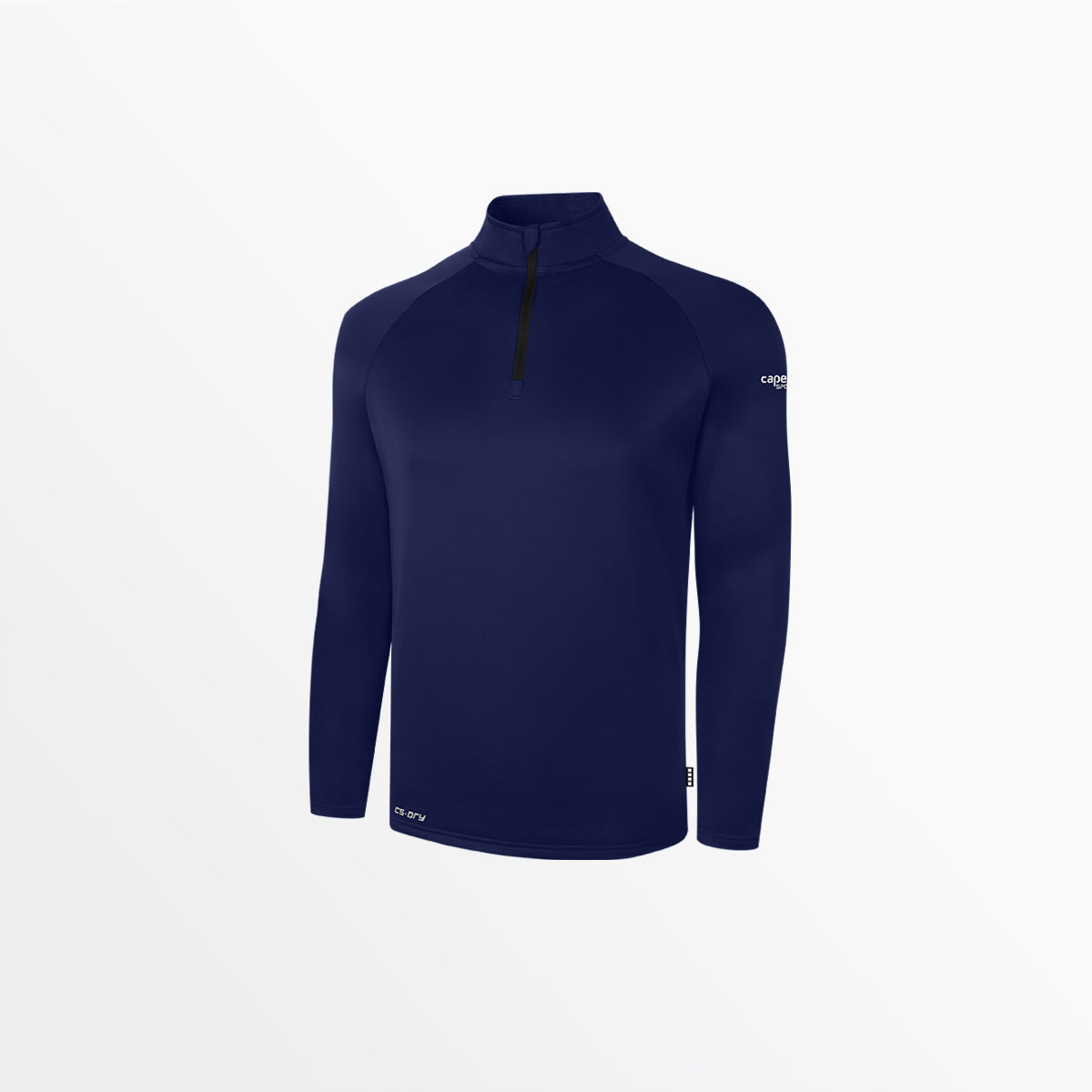 Youth Basics Therma Fleece 1/4 Zip Top Capelli Sport M Navy