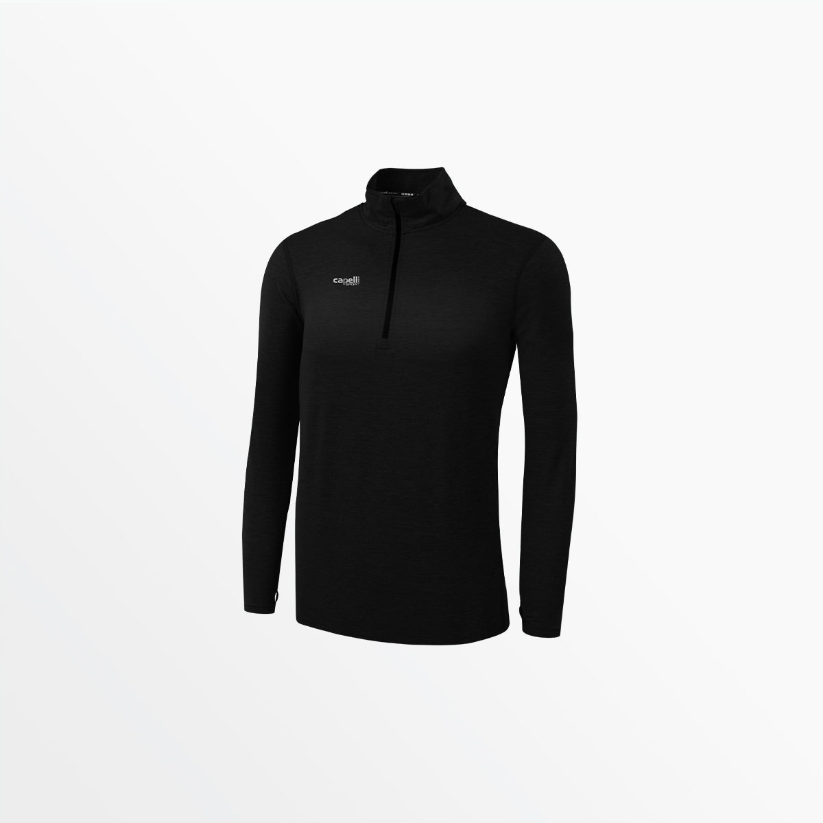 Women's Basics 1/4 Zip Running Top Capelli Sport Black XS