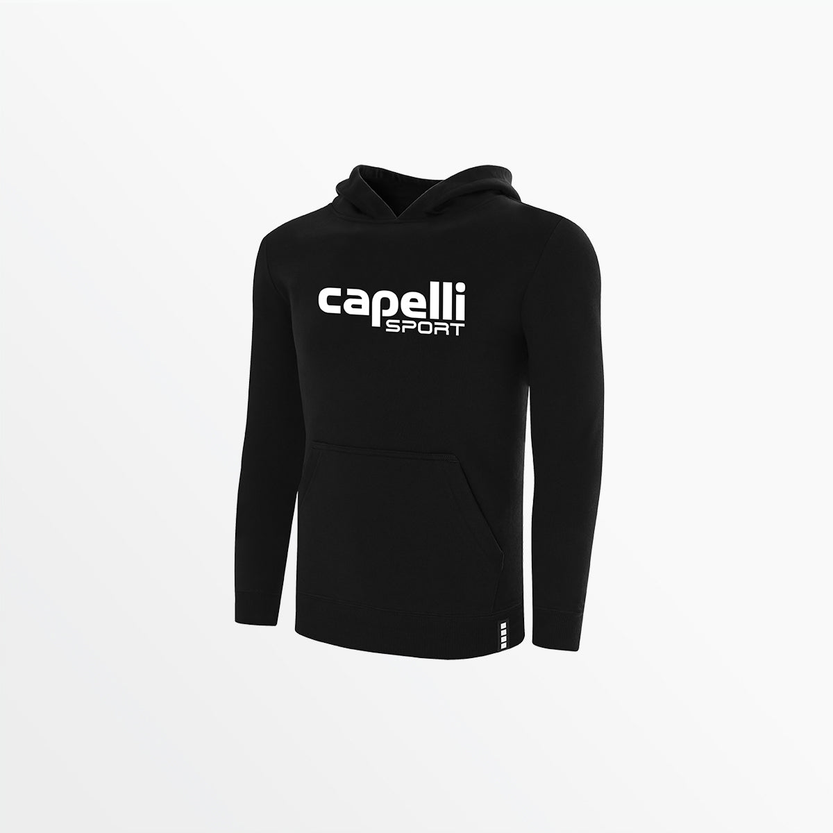 Youth Logo Fleece Pullover Hoodie Capelli Sport S Black