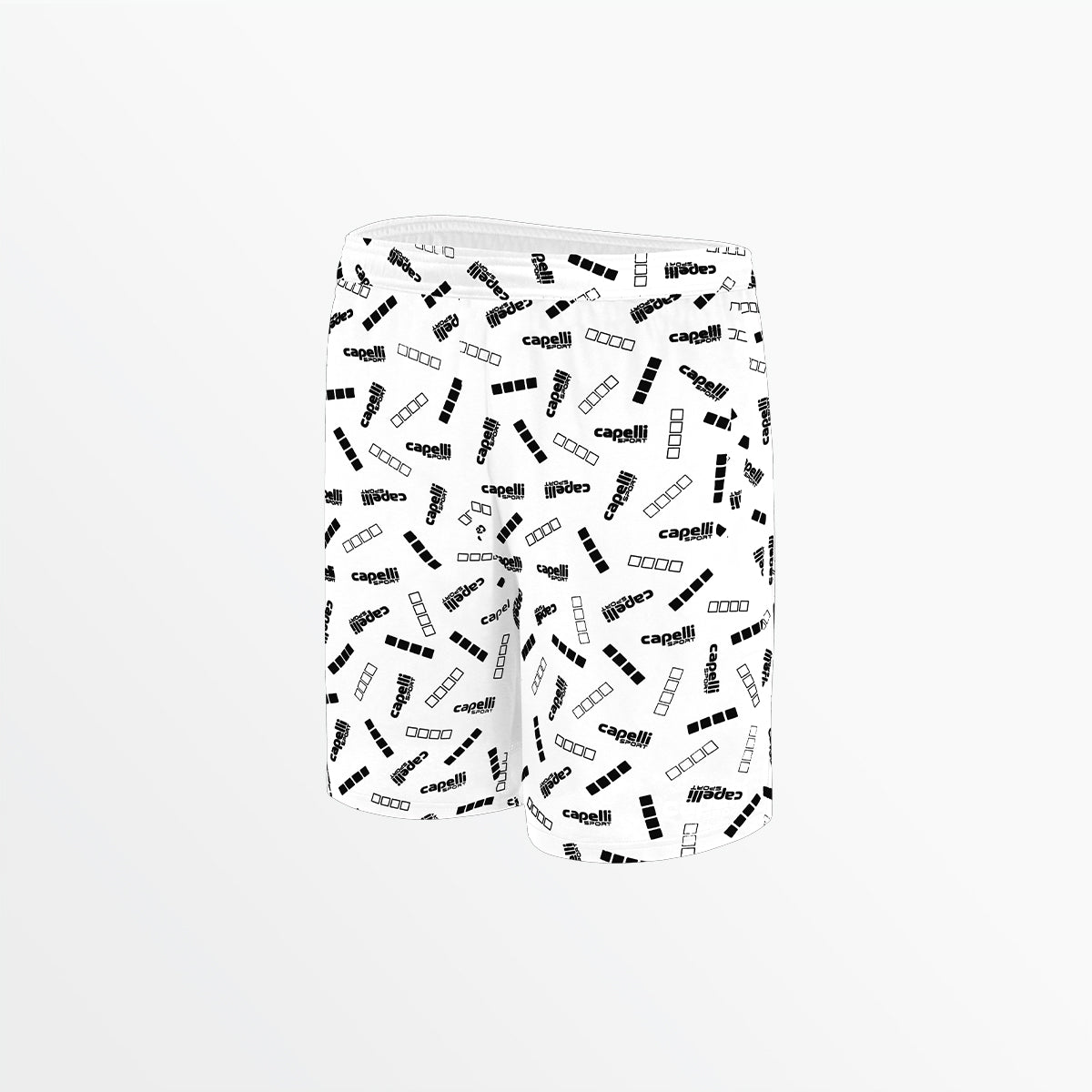Youth Signature Print Training Shorts Capelli Sport White S