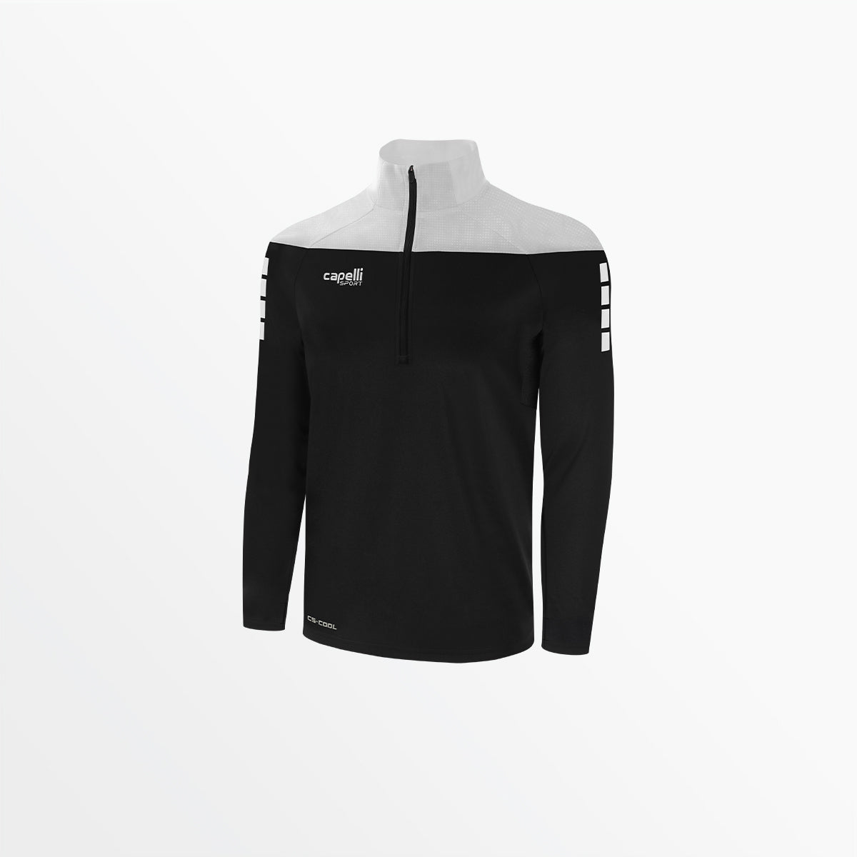Youth Tribeca 1/4 Zip Training Jacket Capelli Sport XXS Black White