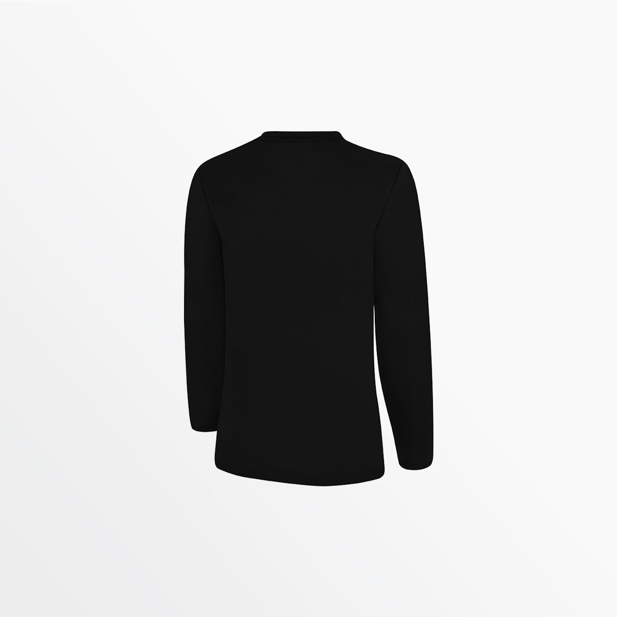 Women's Basics Crew Neck Long Sleeve Poly Tee Capelli Sport