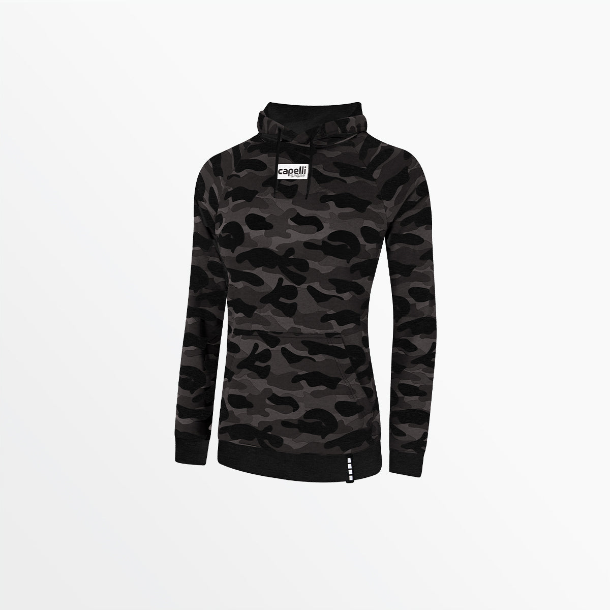 WOMEN'S FRENCH TERRY CAMO PRINT PULLOVER HOODIE
